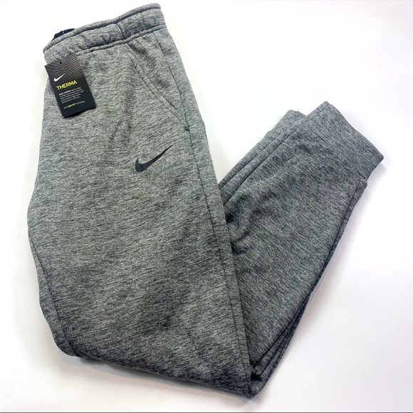 Nike Pants Nike Therma Joggers Tapered Sweat Pants Gray Cv7739 Mens
